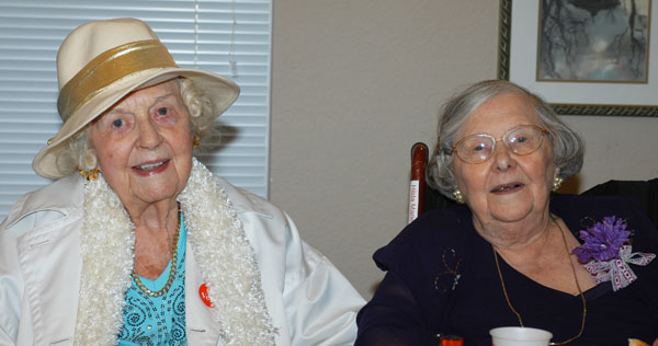 Evylin Johnson and Hilda Rust